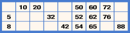 90 Ball Bingo Ticket