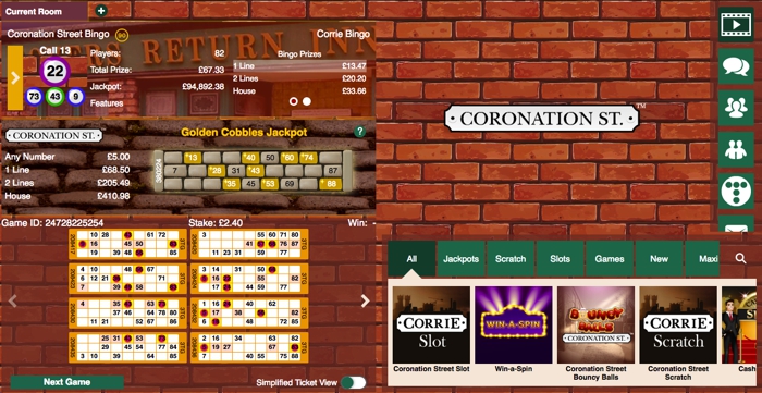 Coronation Street Bingo