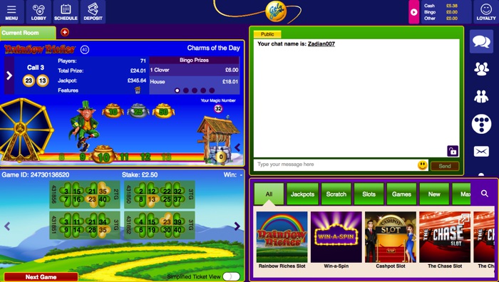 Rainbow Riches Bingo