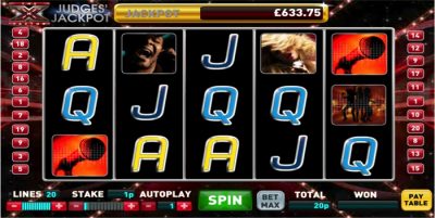 X Factor Judges' Jackpot Slot